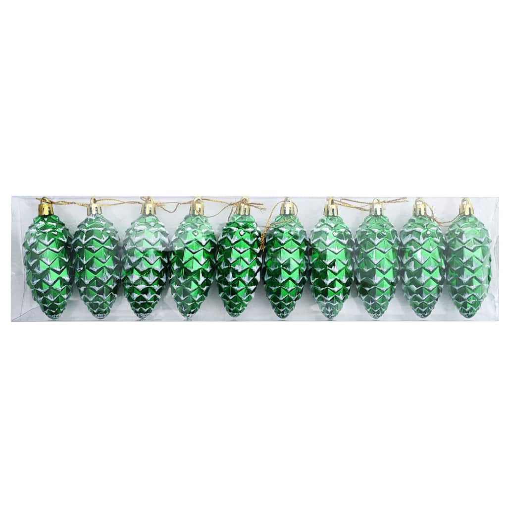 Palla di pino di Natale 40 pcs Verde Plastica | homemem39