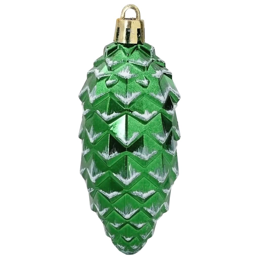 Palla di pino di Natale 40 pcs Verde Plastica | homemem39