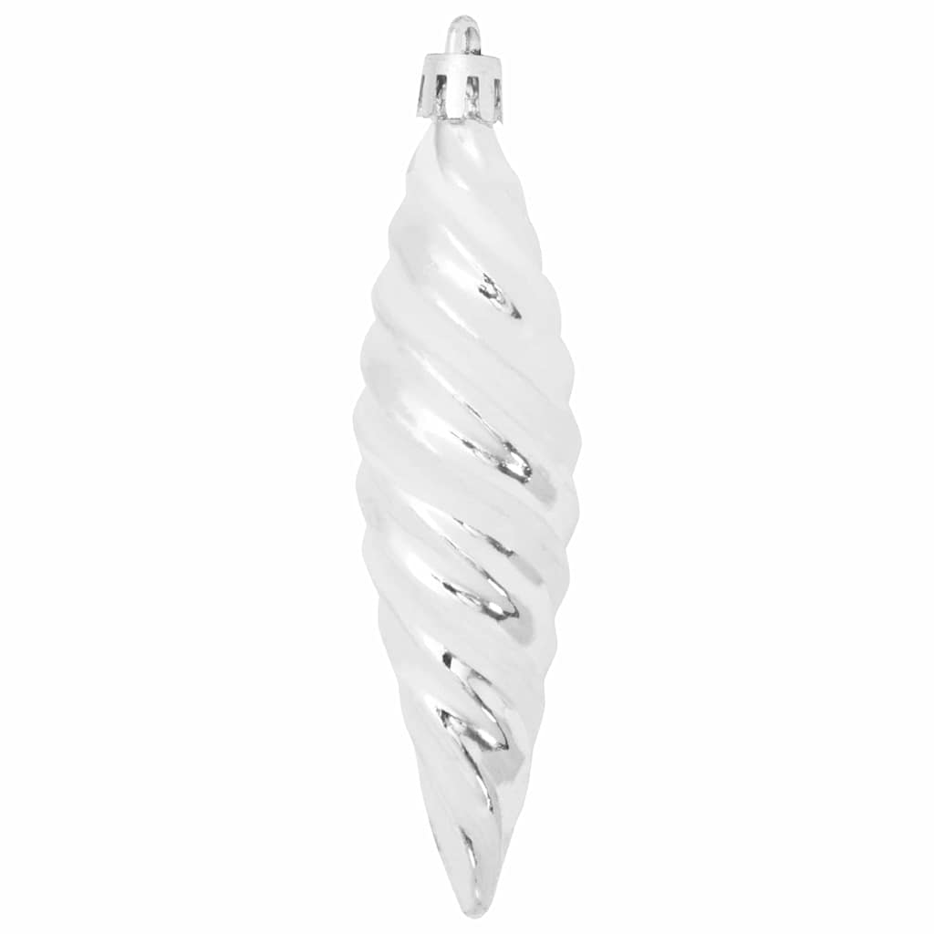 Palla a spirale di Natale 40 pcs Argento Plastica | homemem39