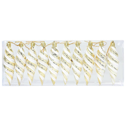 Palla a spirale di Natale 40 pcs Oro Plastica | homemem39