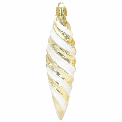 Palla a spirale di Natale 40 pcs Oro Plastica | homemem39