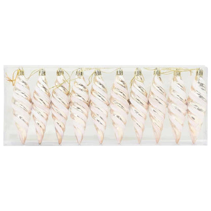 Palla a spirale di Natale 40 pcs Champagne Plastica