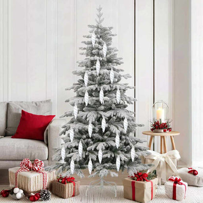 Palla a spirale di Natale 40 pcs Bianco Plastica | homemem39