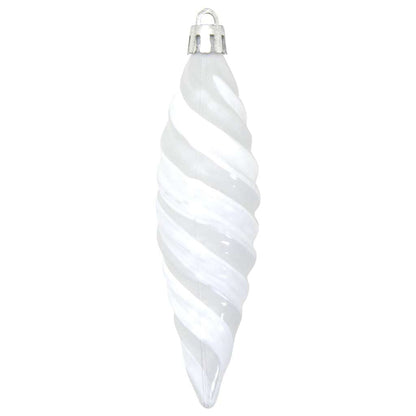 Palla a spirale di Natale 40 pcs Bianco Plastica | homemem39