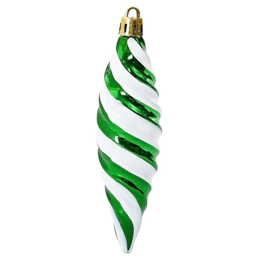 Palla a spirale di Natale 40 pcs Verde Plastica | homemem39