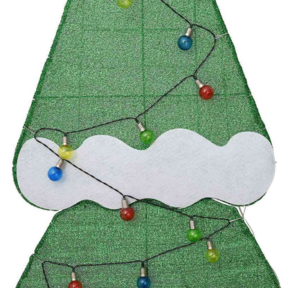 Albero di Natale Illuminato con 3 Scatole Regalo 2D Bianco Caldo | homemem39