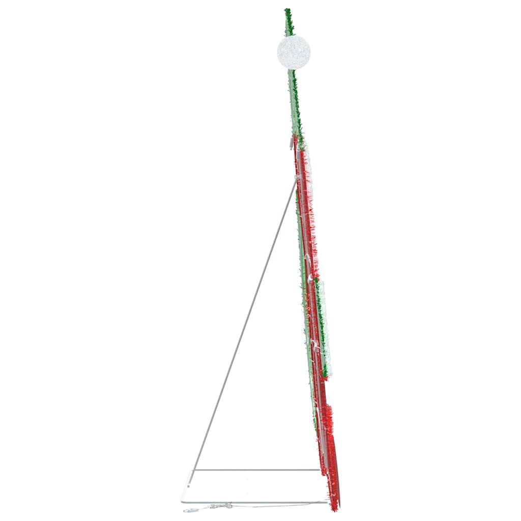 Babbo Natale Illuminato Bianco caldo 70 x 62 cm Tessuto di Lamè | homemem39