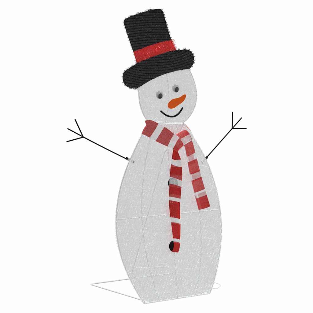 Familia di Pupazzi di Neve Illuminati 3 pcs Bianco caldo | homemem39
