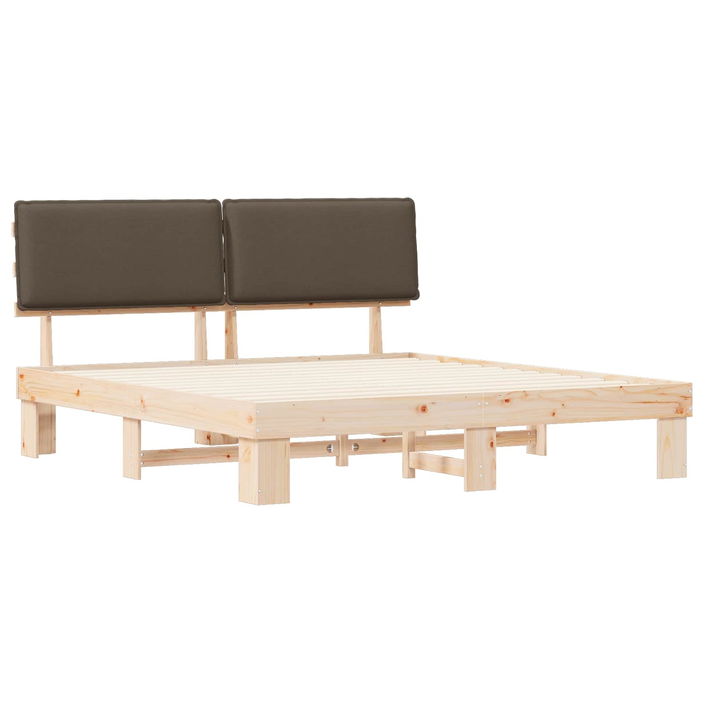 Letto con Testiera Rivestita Talpa 180 x 200 cm Pino massello | homemem39