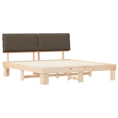 Letto con Testiera Rivestita Talpa 180 x 200 cm Pino massello | homemem39