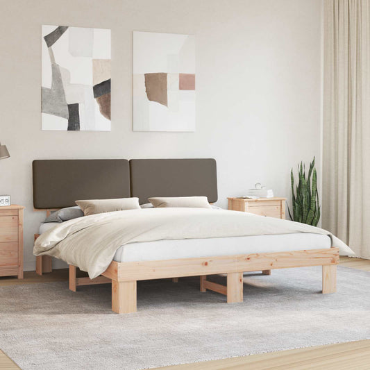 Letto con Testiera Rivestita Talpa 180 x 200 cm Pino massello | homemem39