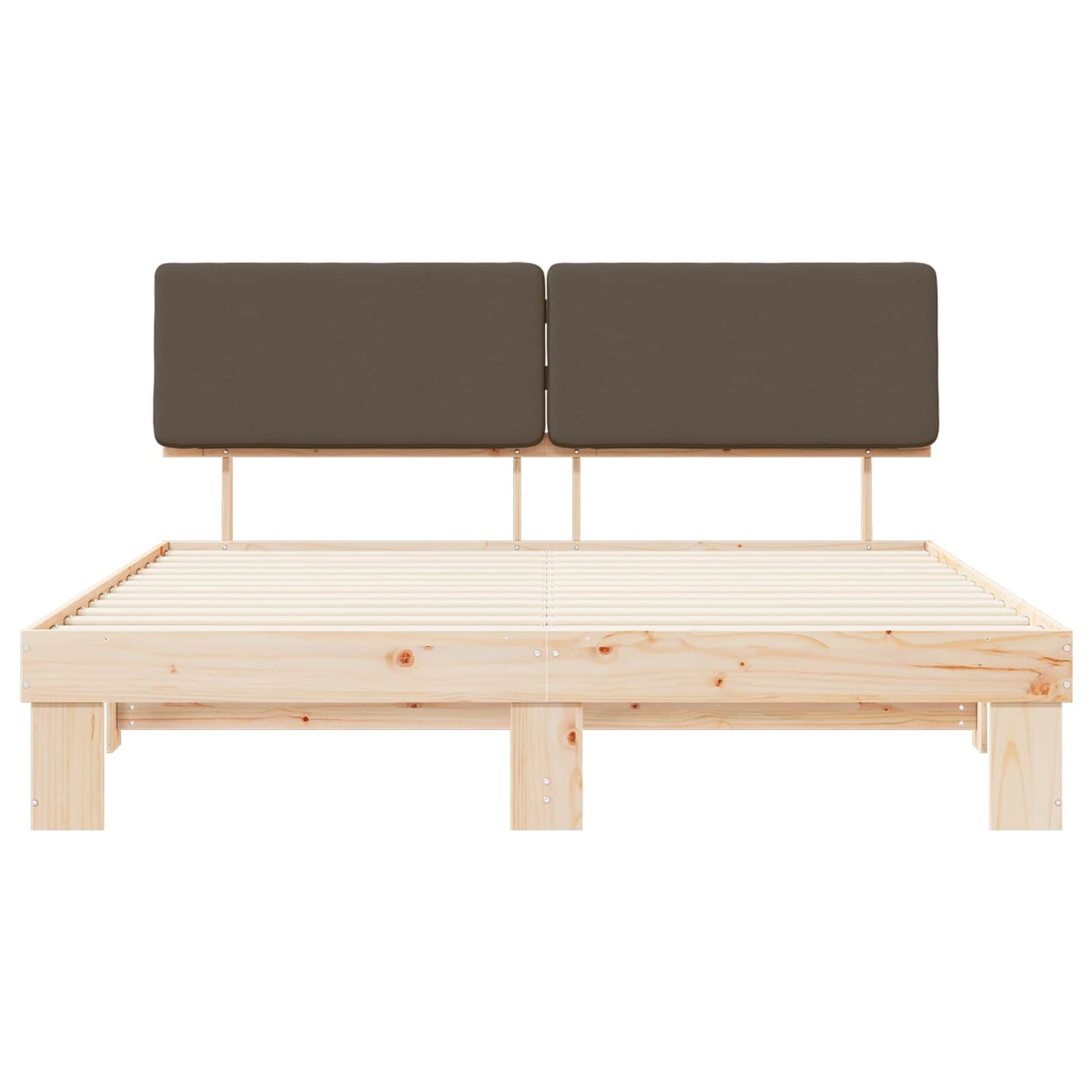 Letto con Testiera Rivestita Talpa 180 x 200 cm Pino massello
