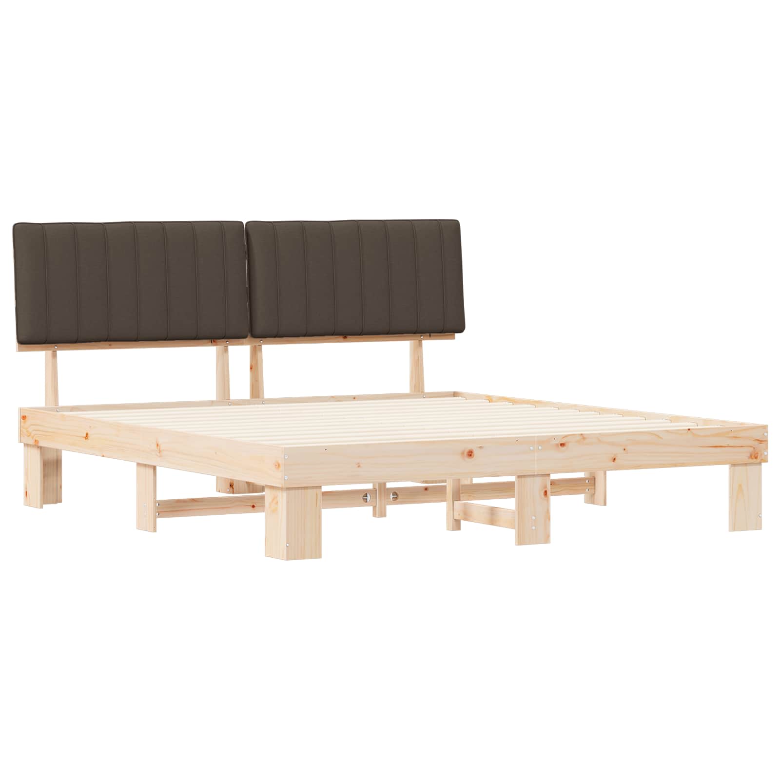 Letto con Testiera Rivestita Talpa 180 x 200 cm Pino massello | homemem39
