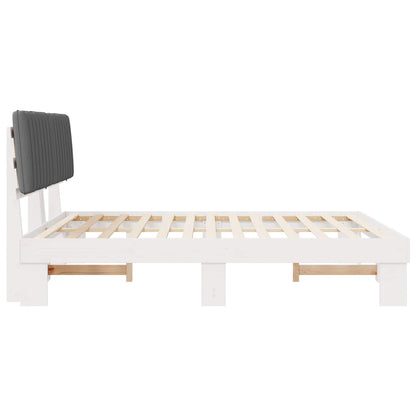 Letto con Testiera Rivestita Grigio chiaro 180 x 200 cm | homemem39