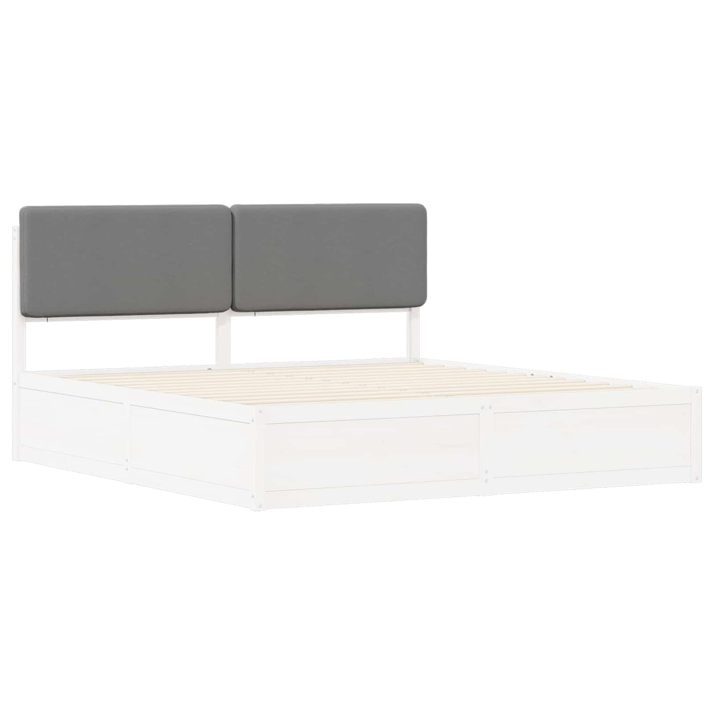Letto con Testiera Rivestita Grigio chiaro 180 x 200 cm | homemem39