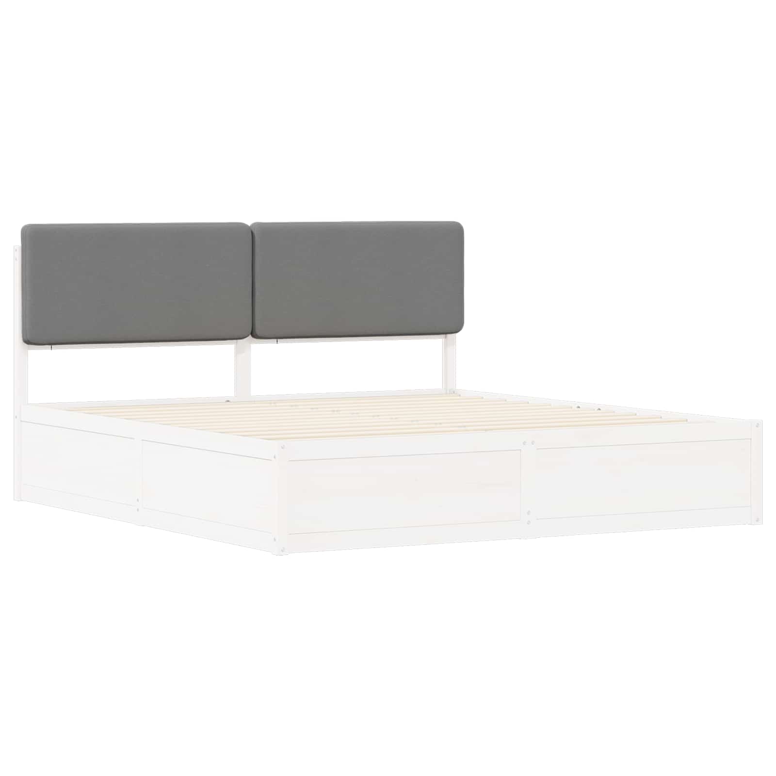 Letto con Testiera Rivestita Grigio chiaro 180 x 200 cm | homemem39