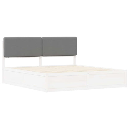 Letto con Testiera Rivestita Grigio chiaro 180 x 200 cm | homemem39
