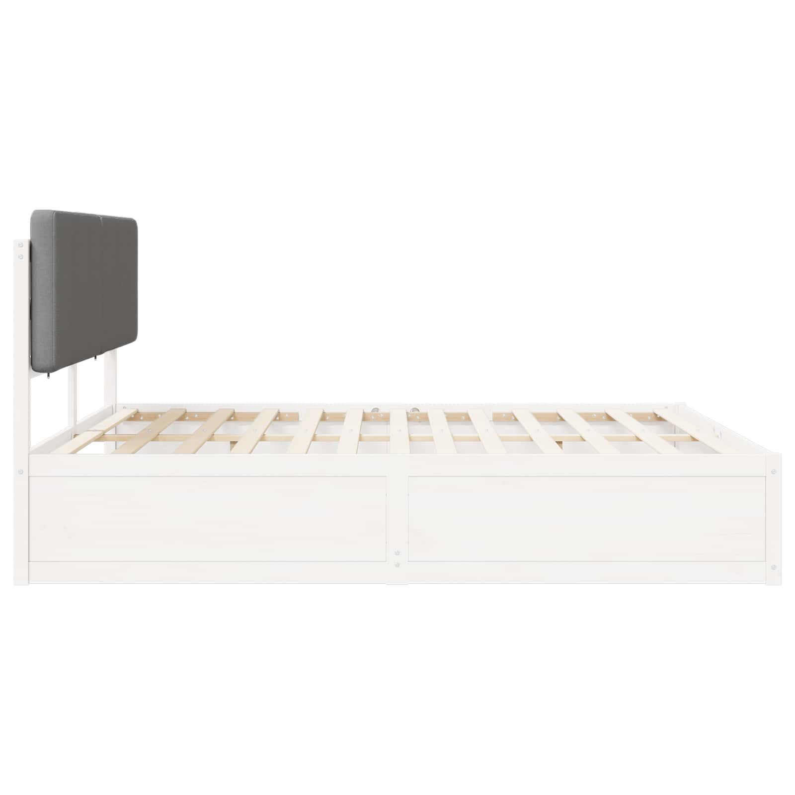 Letto con Testiera Rivestita Grigio chiaro 180 x 200 cm | homemem39