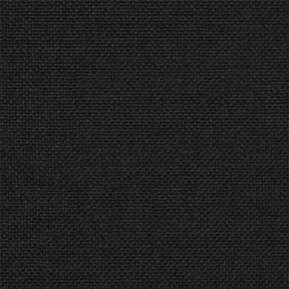 Letto con Testiera Rivestita Nero 160 x 200 cm Pino massello