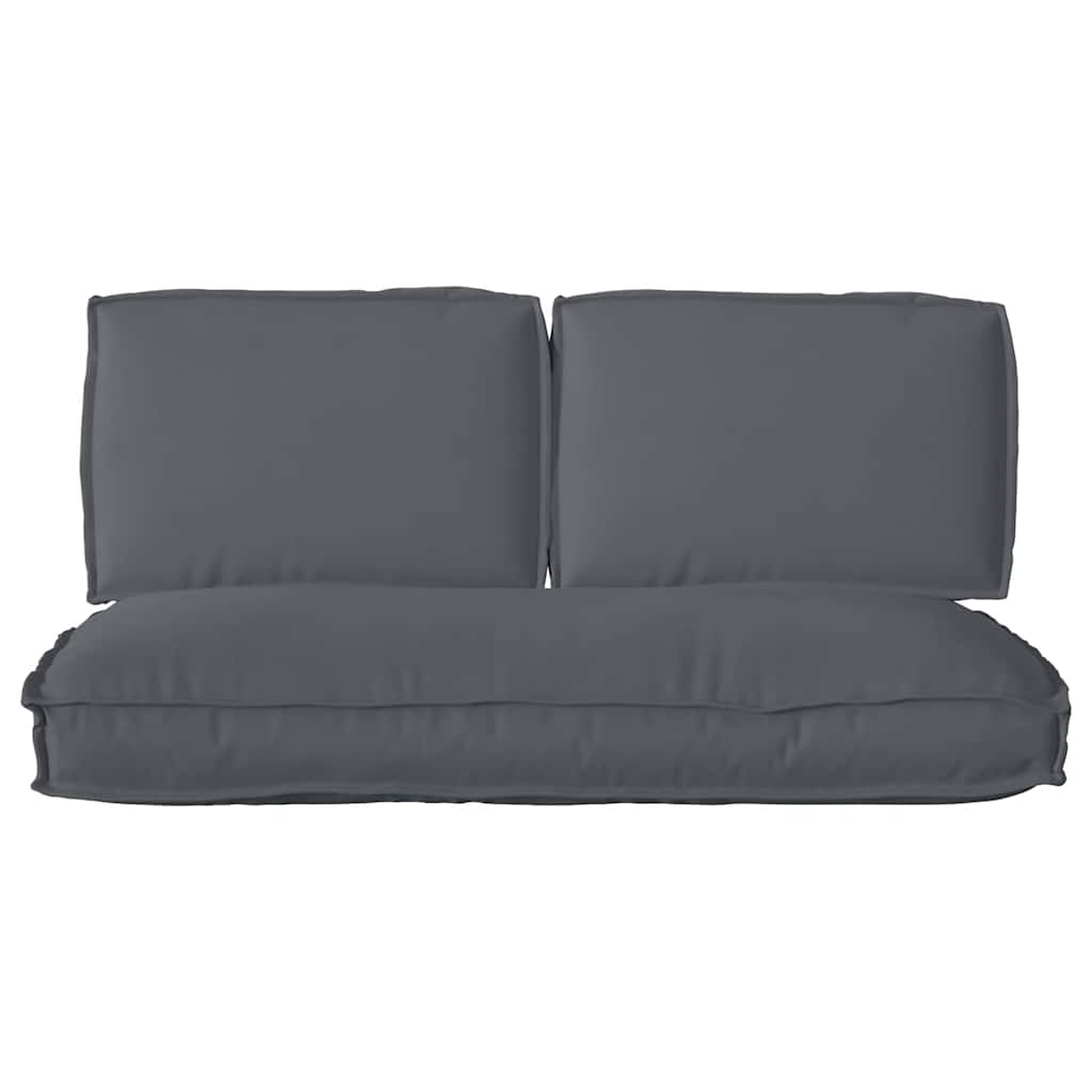 Set di Cuscini 3 pcs Antracite Tessuto Oxford | homemem39