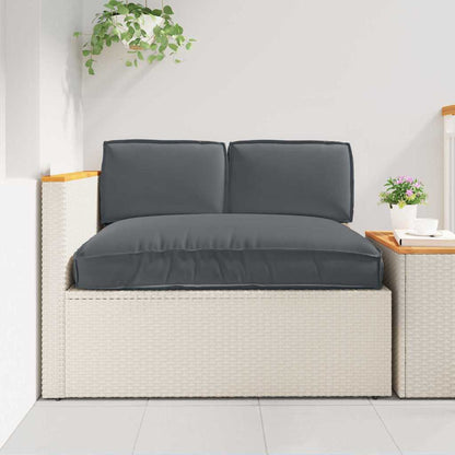 Set di Cuscini 3 pcs Antracite Tessuto Oxford