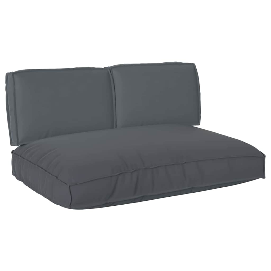 Set di Cuscini 3 pcs Antracite Tessuto Oxford | homemem39