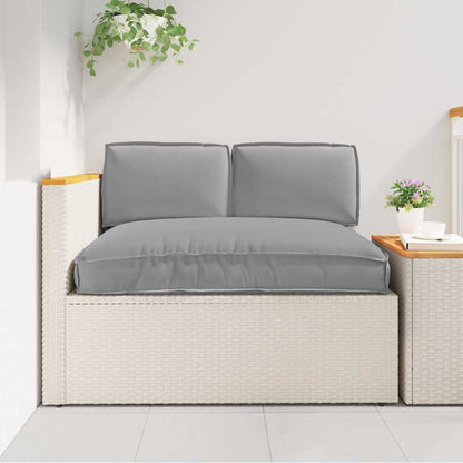 Set di Cuscini 3 pcs Grigio Tessuto Oxford