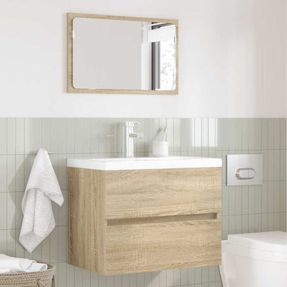 Set di mobili per il bagno Rovere Sonoma Legno ingegnerizzato | homemem39