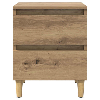 Armadietto per letto Rovere artigianale 40 x 35 x 50 cm | homemem39
