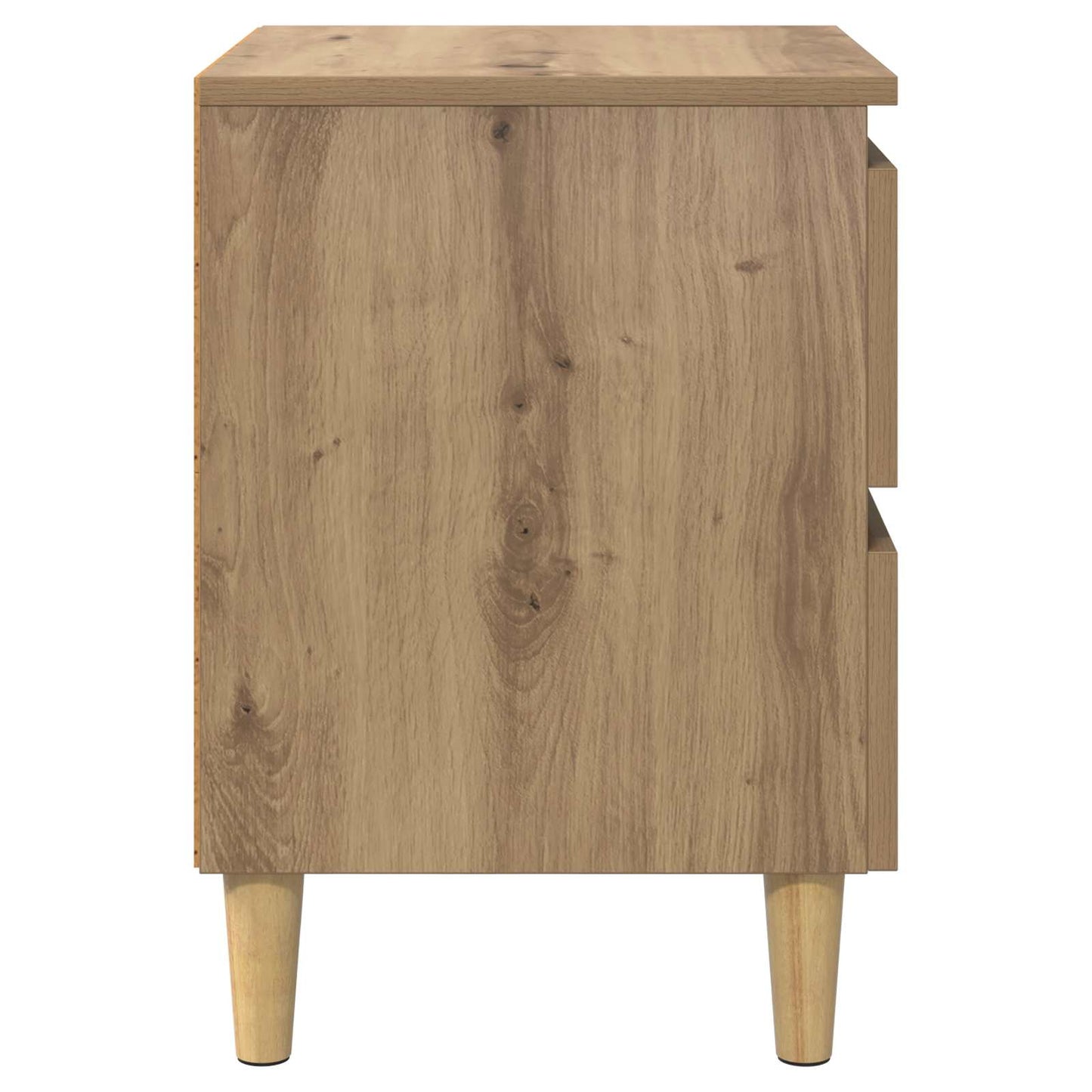 Armadietto per letto Rovere artigianale 40 x 35 x 50 cm | homemem39