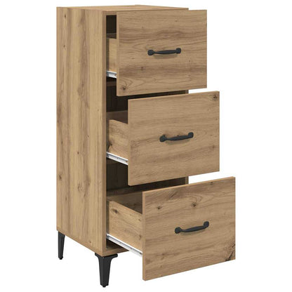 Credenza Rovere artigianale 34,5 x 34 x 90 cm Legno multistrato