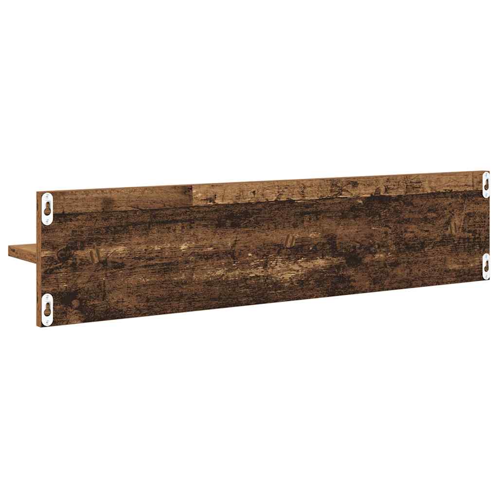 Scaffali da parete 4 pcs Legno vecchio 80 x 11,5 x 18 cm