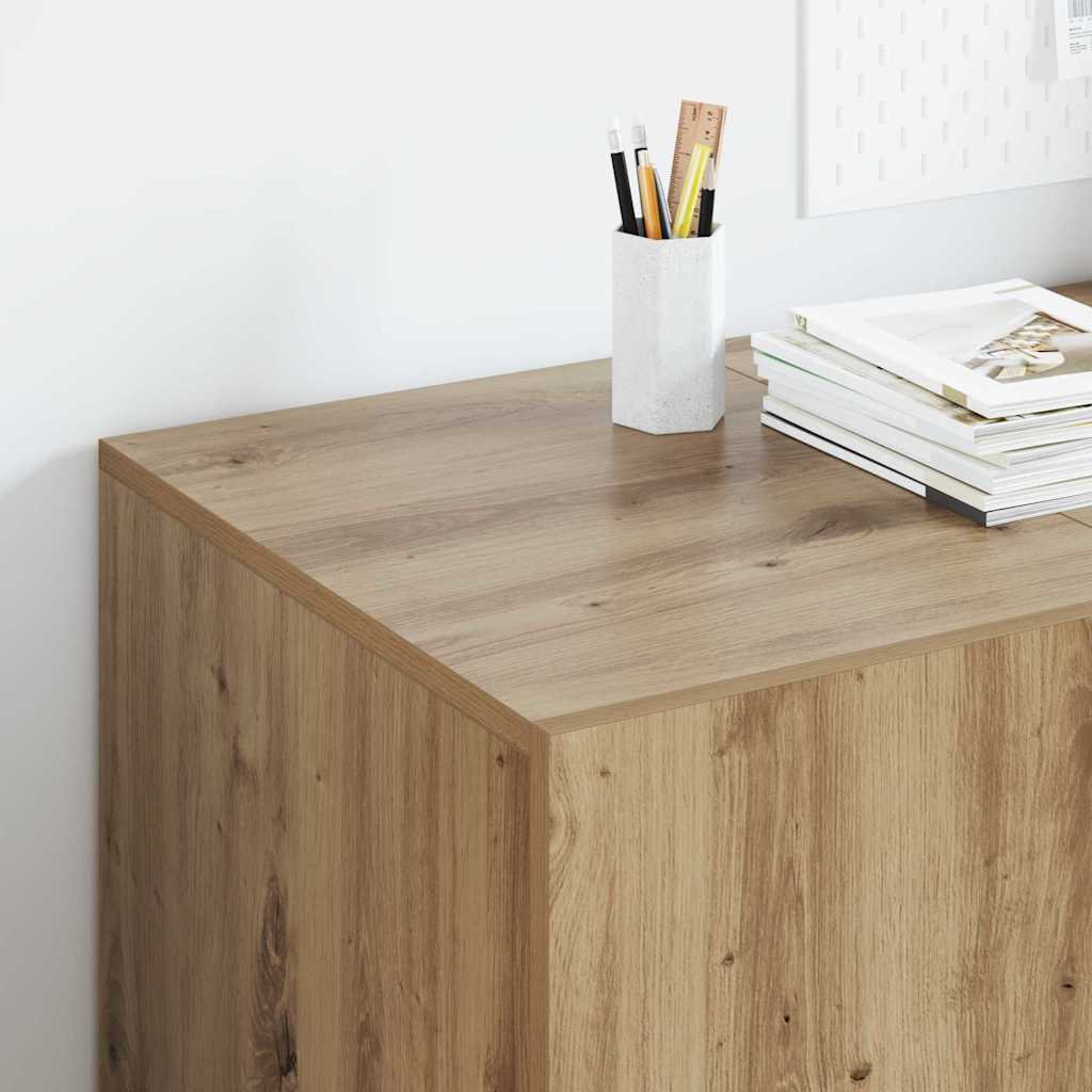 Scrivania Rovere artigianale 140 x 50 x 75 cm Legno multistrato | homemem39