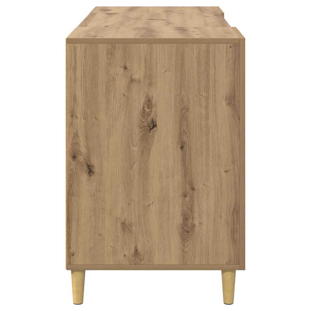 Scrivania Rovere artigianale 140 x 50 x 75 cm Legno multistrato