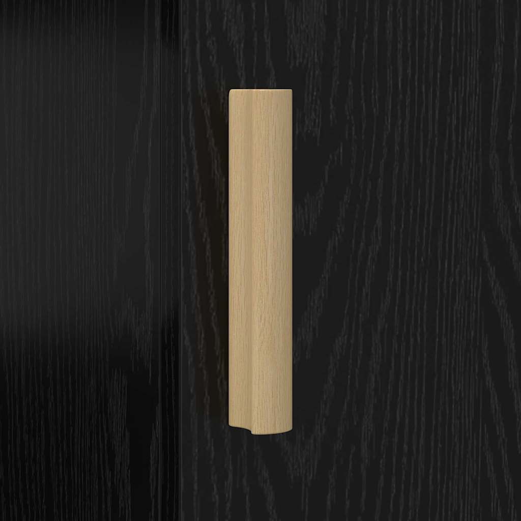 Scrivania Rovere Nero 140 x 50 x 75 cm Legno multistrato | homemem39
