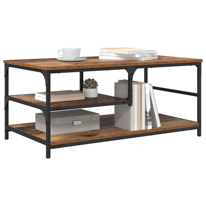 Tavolino da salotto Legno vecchio 90 x 49 x 40 cm