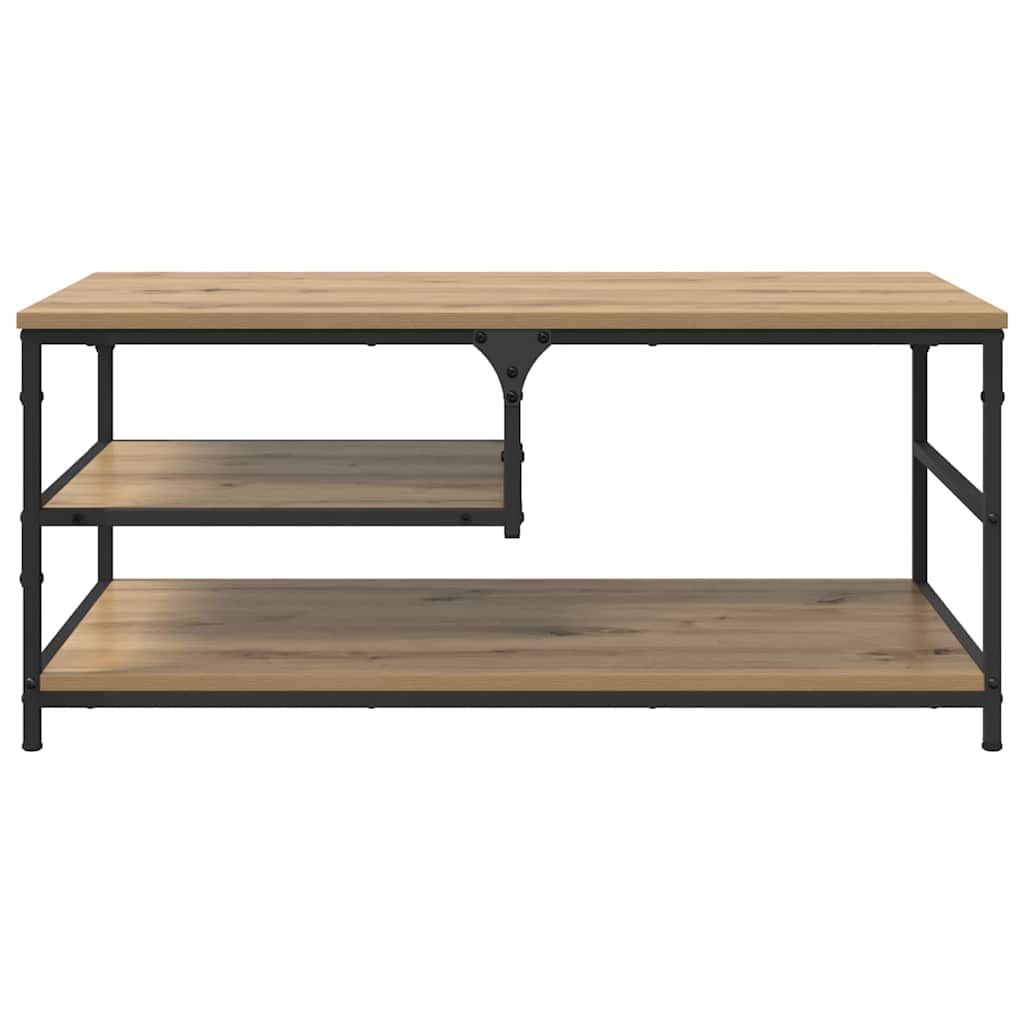 Tavolino da salotto Rovere artigianale 90 x 49 x 40 cm