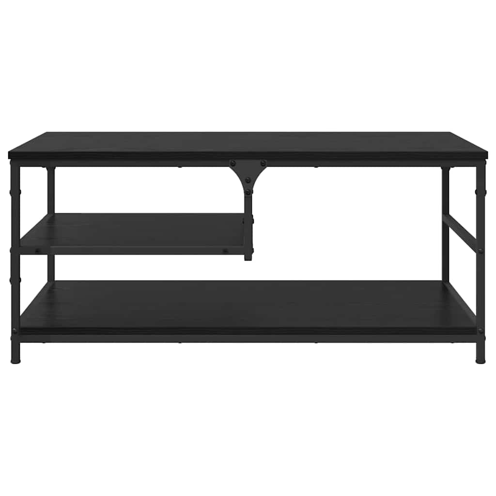 Tavolino da salotto Rovere Nero 90 x 49 x 40 cm