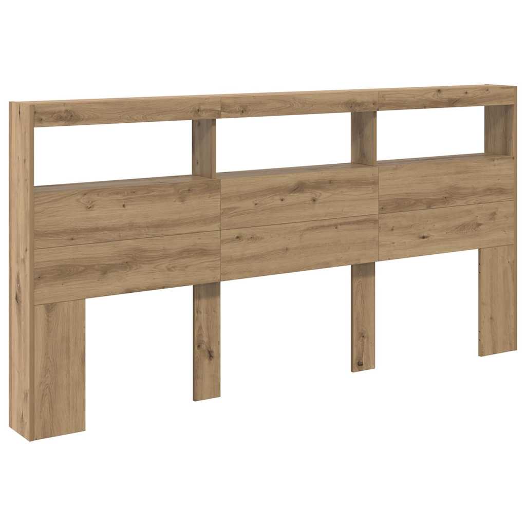 Testiera Rovere artigianale 200 x 17 x 102 cm Legno multistrato | homemem39