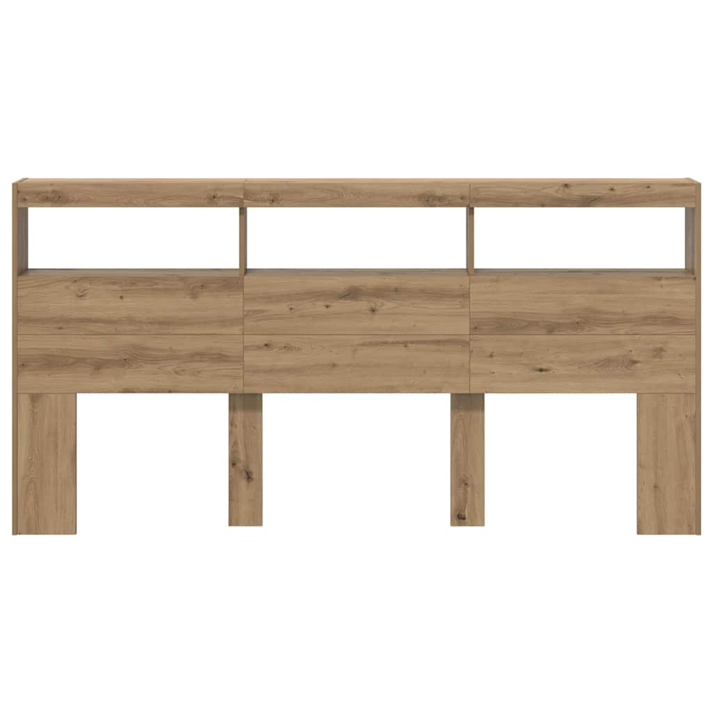 Testiera Rovere artigianale 200 x 17 x 102 cm Legno multistrato | homemem39