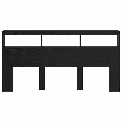 Testiera Rovere Nero 200 x 17 x 102 cm Legno multistrato - homemem39