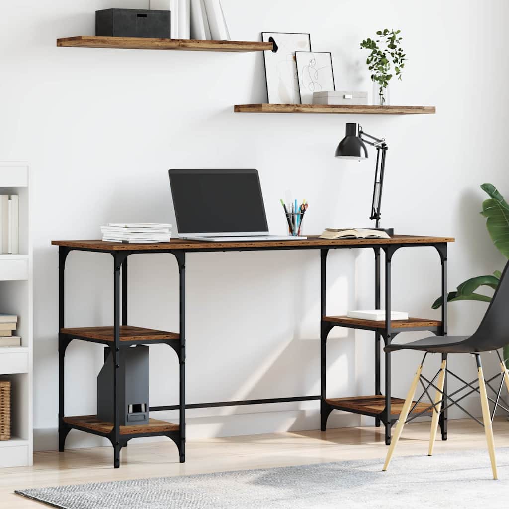 Scrivania Legno vecchio 140 x 50 x 75 cm Legno multistrato | homemem39
