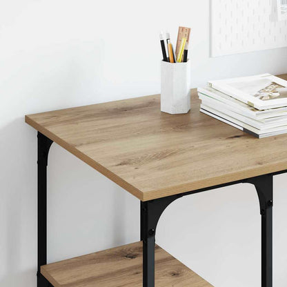 Scrivania Rovere artigianale 140 x 50 x 75 cm Legno multistrato | homemem39