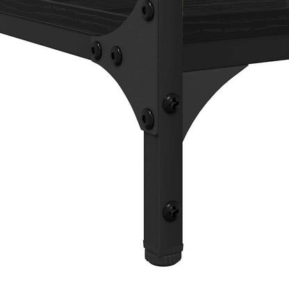 Scrivania Rovere Nero 140 x 50 x 75 cm Legno multistrato