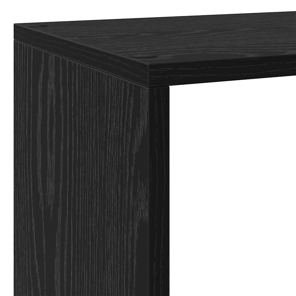 Libreria divisoria Rovere Nero 137,5 x 29 x 103,5 cm