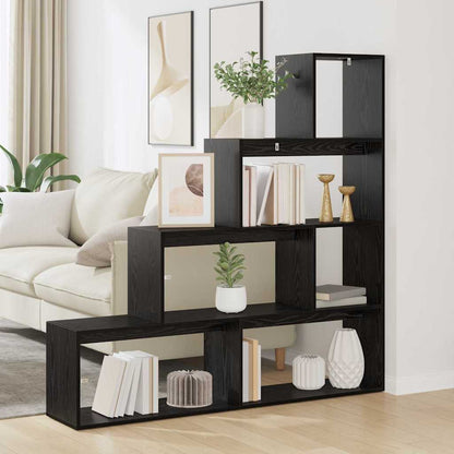 Libreria divisoria Rovere Nero 137,5 x 29 x 103,5 cm