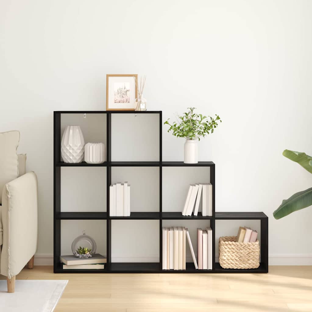 Libreria divisoria Rovere Nero 137,5 x 29 x 103,5 cm