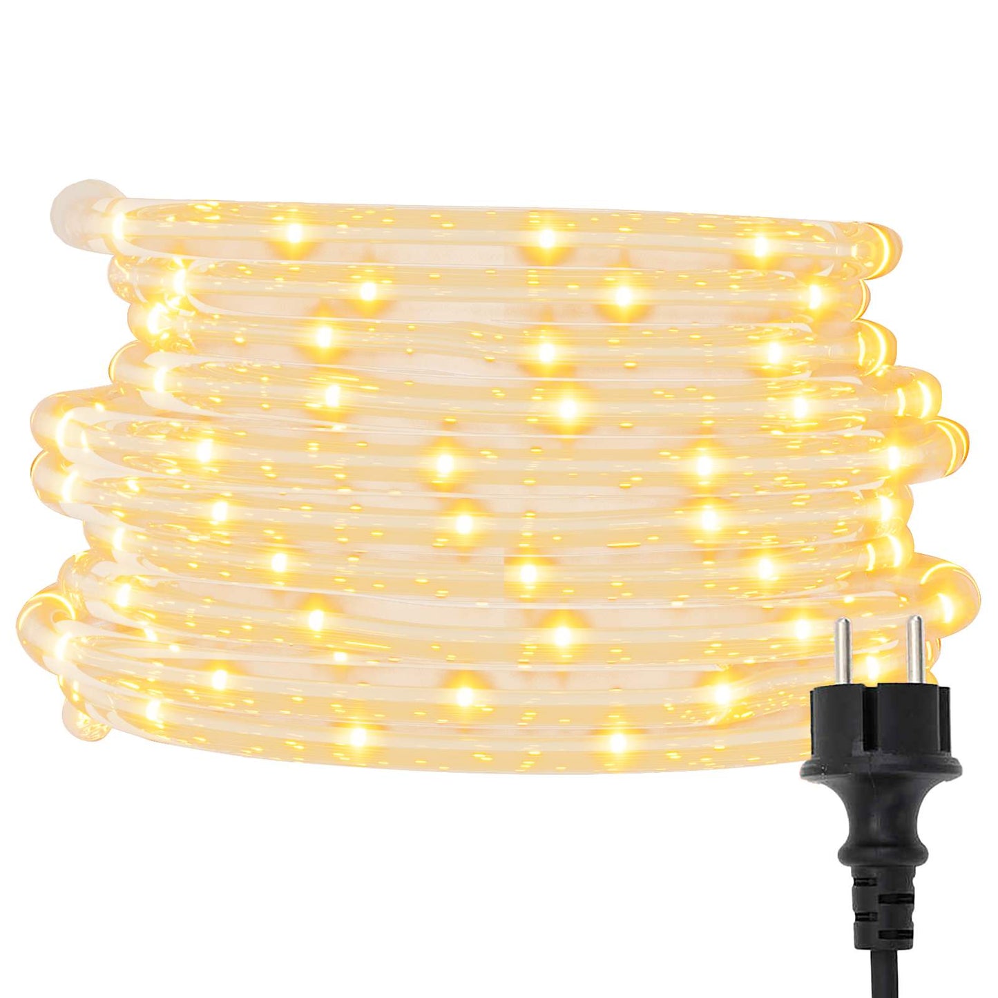 Luce a corda con 2400 LED Bianco caldo 100 m PVC | homemem39