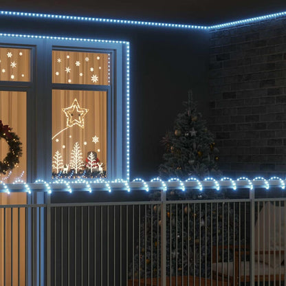 Luce a corda con 2400 LED Bianco Freddo 100 m PVC