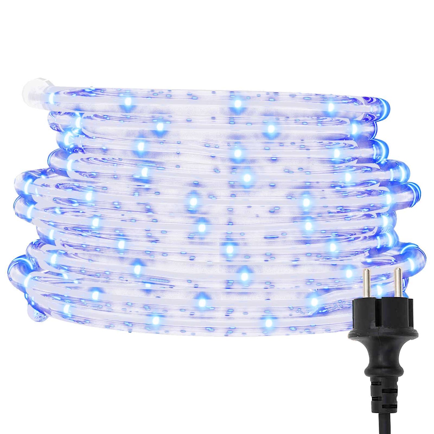 Luce a corda con 2400 LED Bianco Freddo 100 m PVC